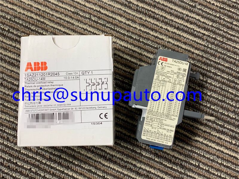 ABB TA25DU-14M ,1SAZ211201R2045 Thermal Overload Relays Brand New 